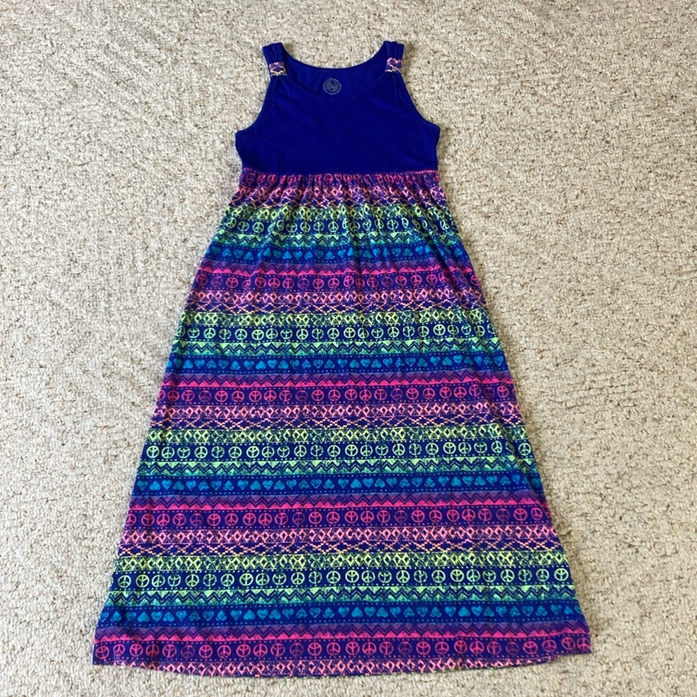 Colorful Patterned Kids Sundress